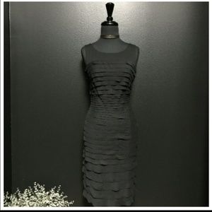 WHITE HOUSE BLACK MARKET Layering Mesh Dress(Sz 8)